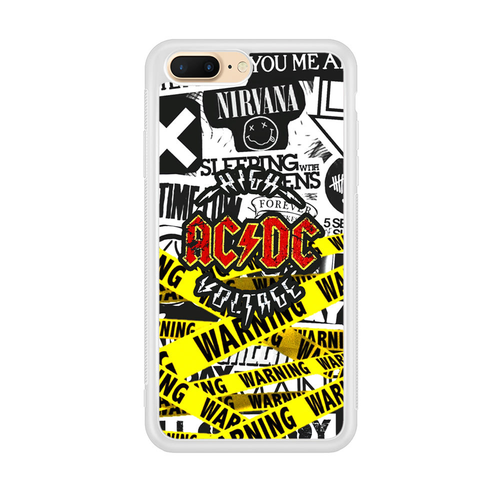 ACDC Warning It's High Voltage iPhone 7 Plus Case