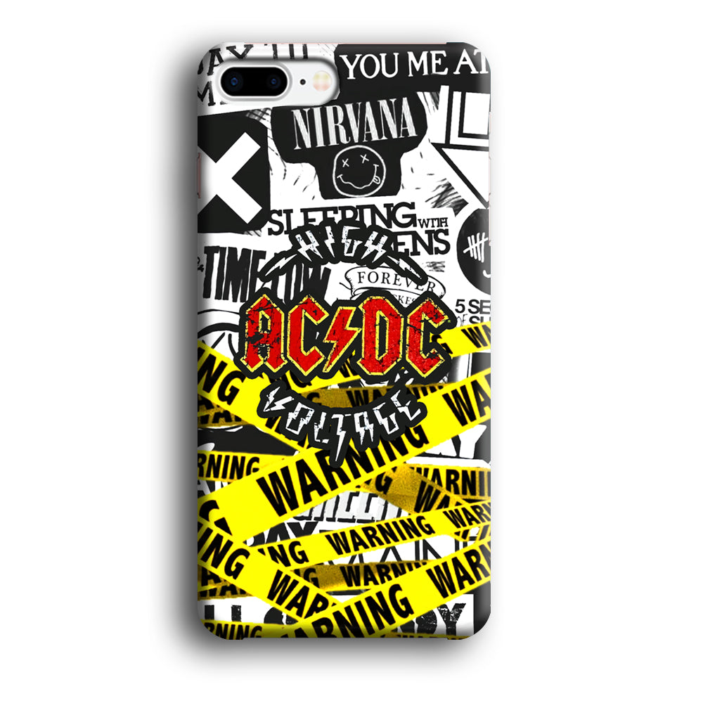 ACDC Warning It's High Voltage iPhone 7 Plus Case
