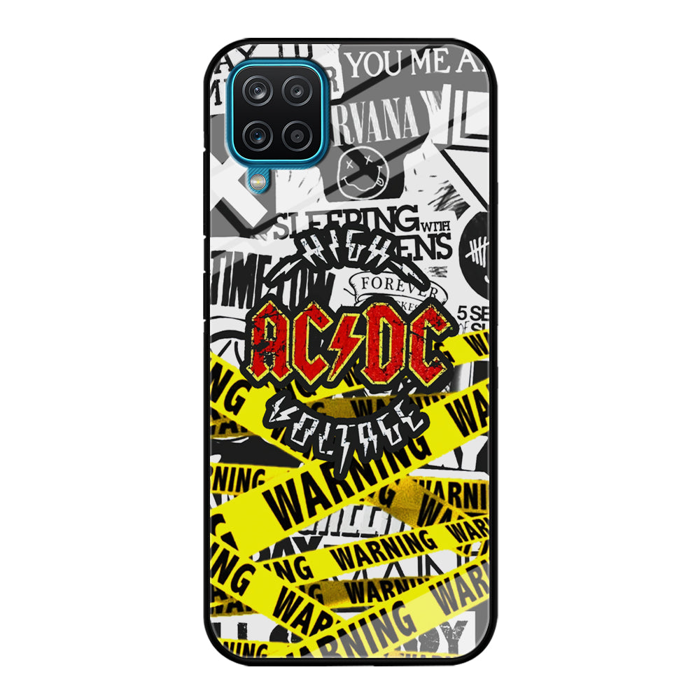 ACDC Warning It's High Voltage Samsung Galaxy A12 Case