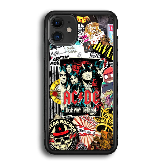 ACDC on Highway To Hell iPhone 12 Case