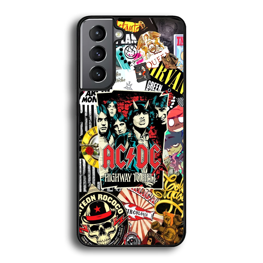 ACDC on Highway To Hell Samsung Galaxy S21 Plus Case - Carneyforia