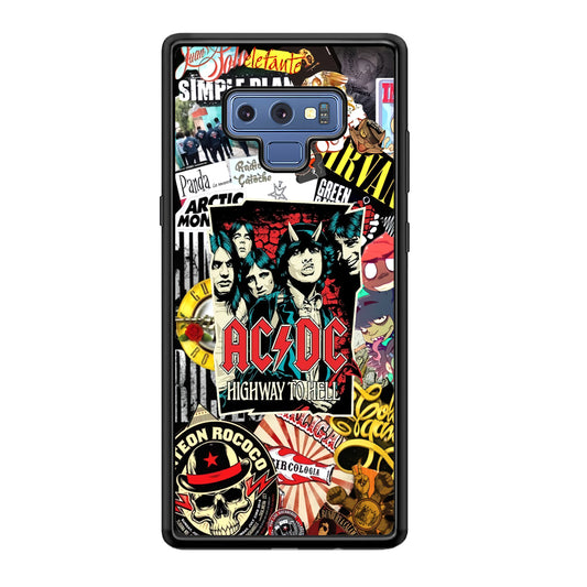 ACDC on Highway To Hell Samsung Galaxy Note 9 Case
