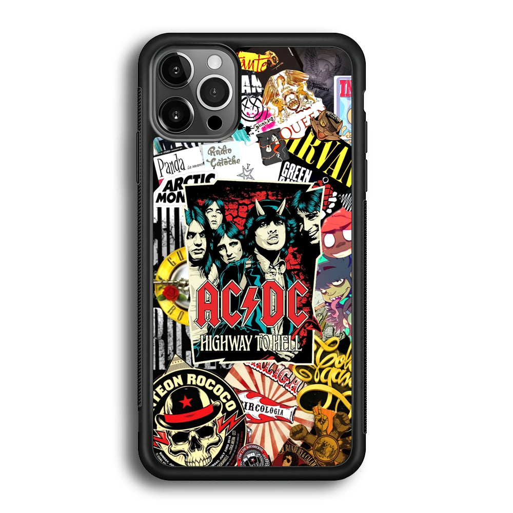 ACDC on Highway To Hell iPhone 12 Pro Case