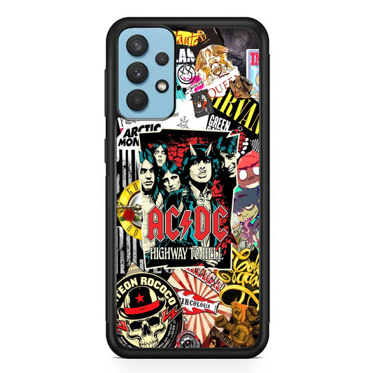 ACDC on Highway To Hell Samsung Galaxy A32 Case