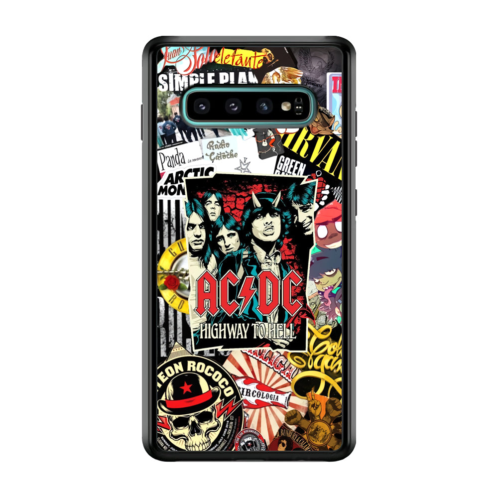 ACDC on Highway To Hell Samsung Galaxy S10 Case