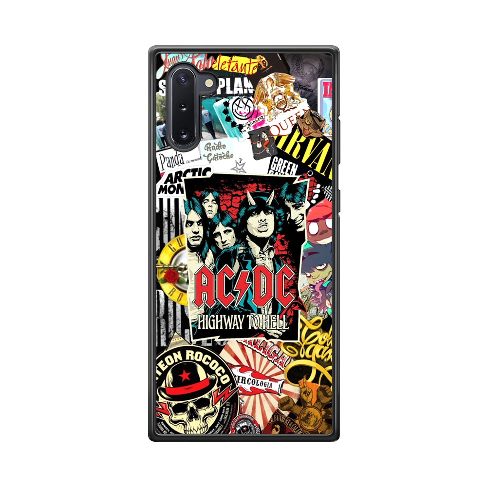 ACDC on Highway To Hell Samsung Galaxy Note 10 Case