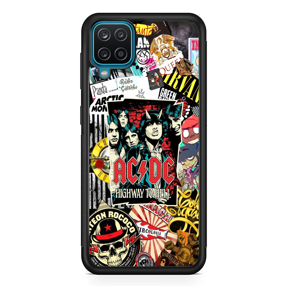 ACDC on Highway To Hell Samsung Galaxy A12 Case