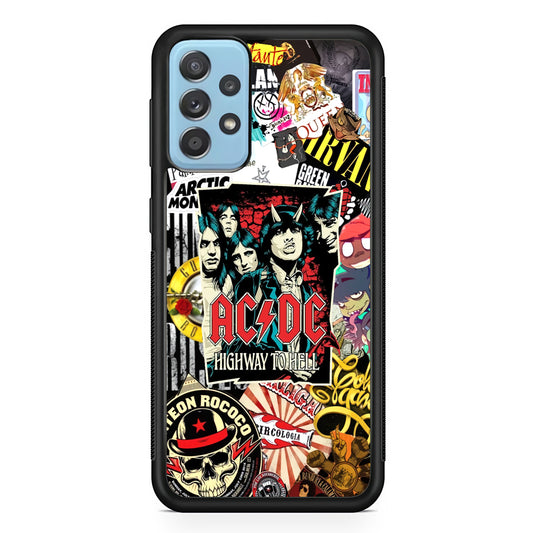 ACDC on Highway To Hell Samsung Galaxy A72 Case
