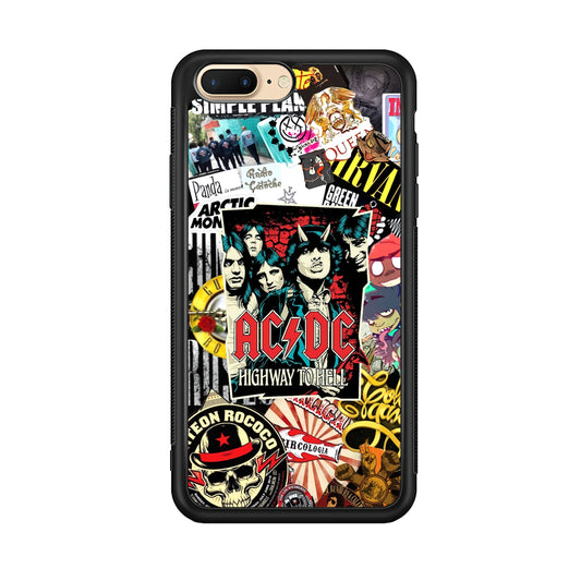 ACDC on Highway To Hell iPhone 8 Plus Case