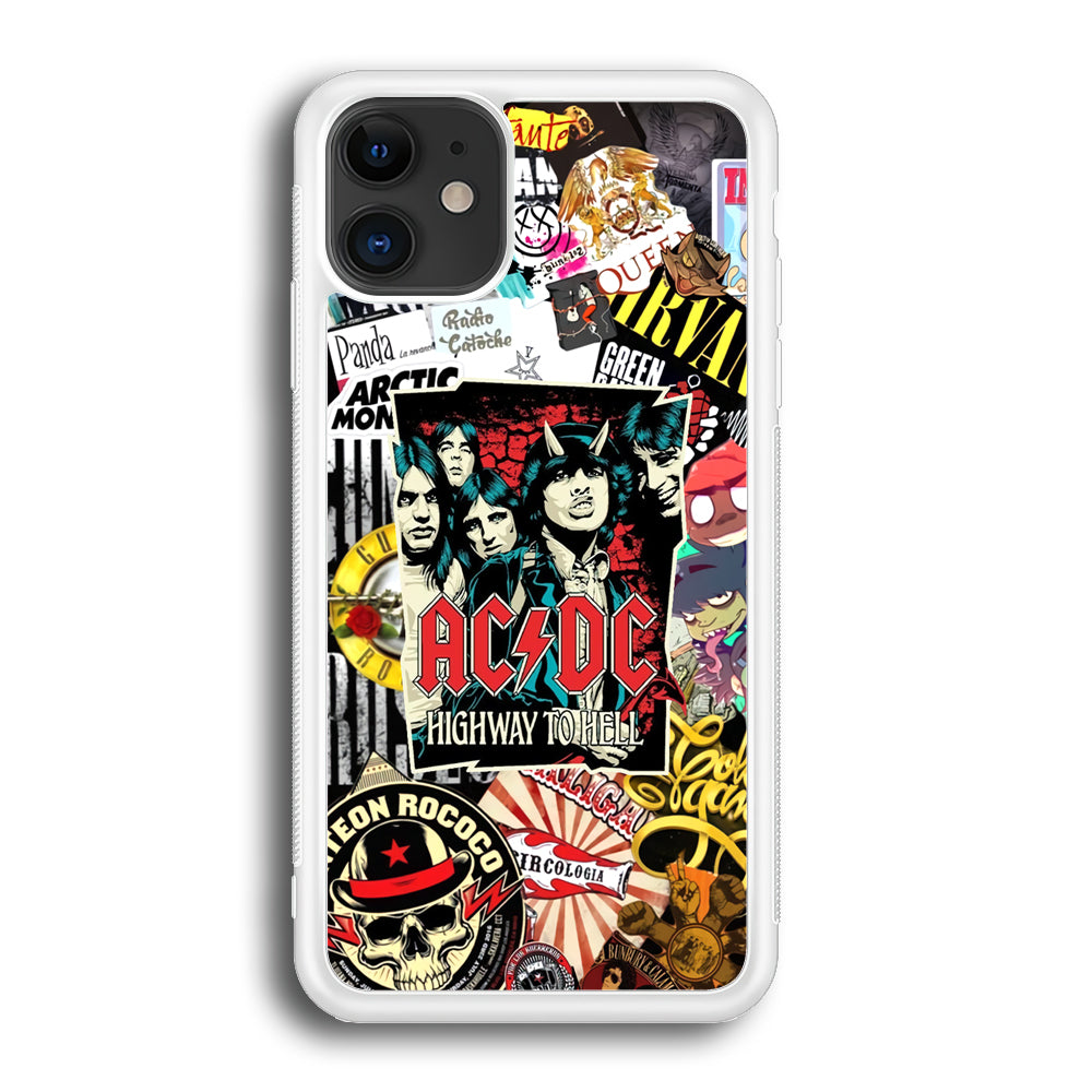 ACDC on Highway To Hell iPhone 12 Case