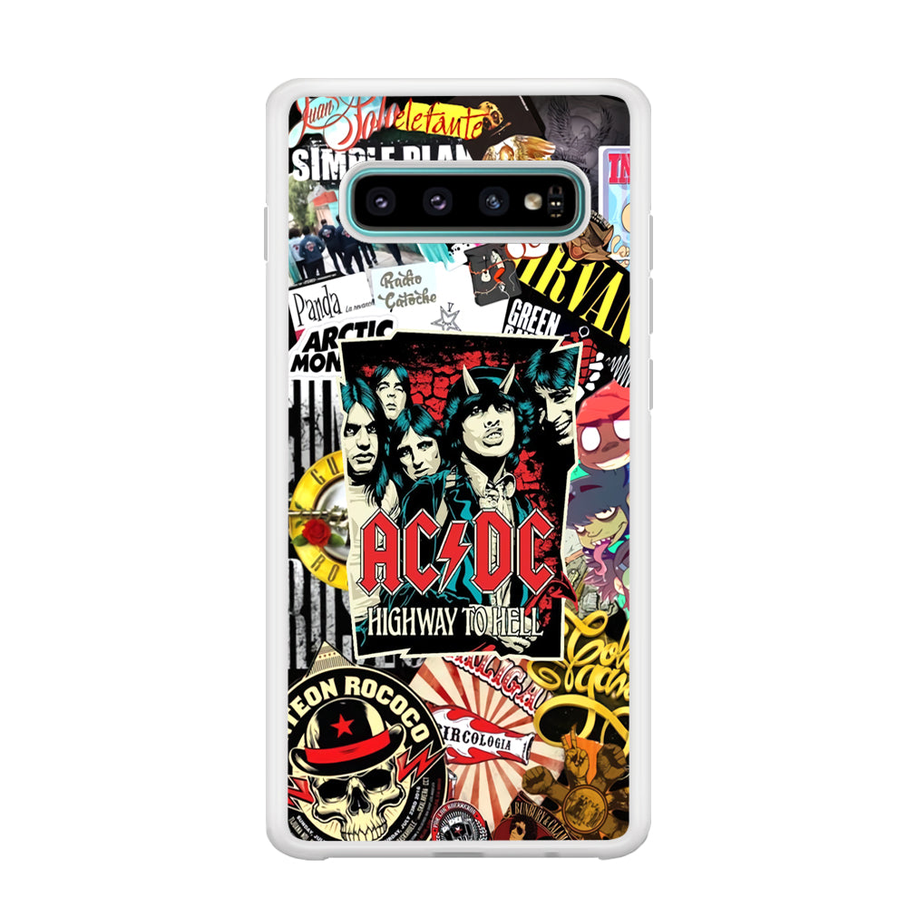 ACDC on Highway To Hell Samsung Galaxy S10 Case