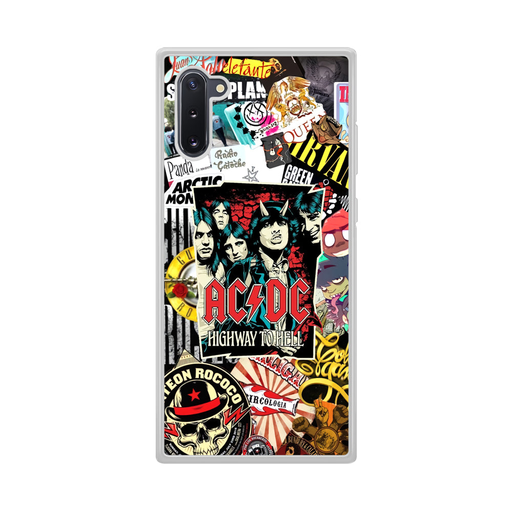 ACDC on Highway To Hell Samsung Galaxy Note 10 Case