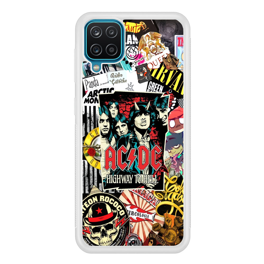 ACDC on Highway To Hell Samsung Galaxy A12 Case