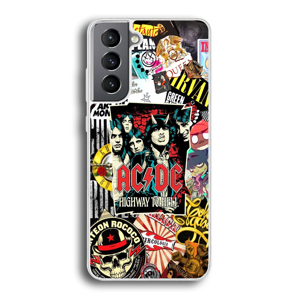 ACDC on Highway To Hell Samsung Galaxy S21 Case