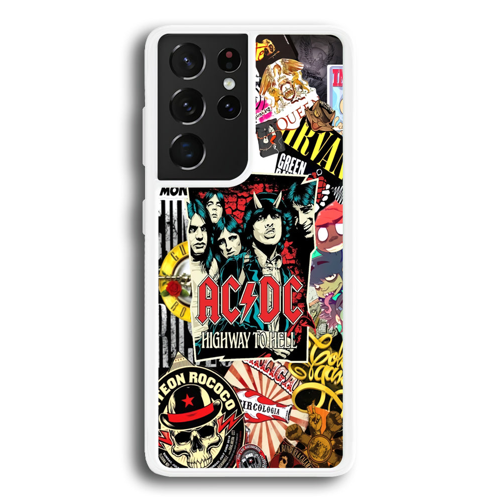 ACDC on Highway To Hell Samsung Galaxy S21 Ultra Case