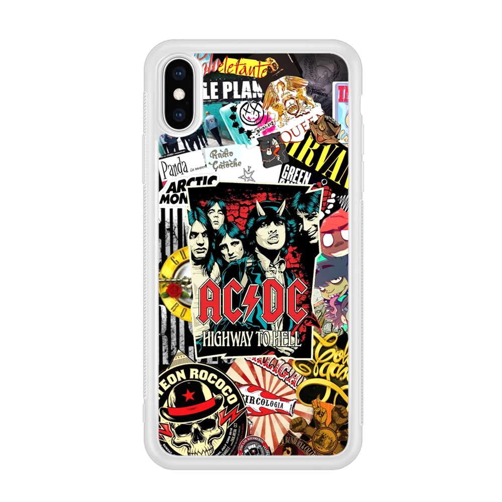ACDC on Highway To Hell iPhone XS MAX Case