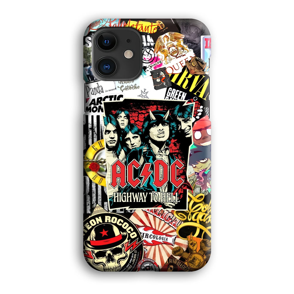 ACDC on Highway To Hell iPhone 12 Case