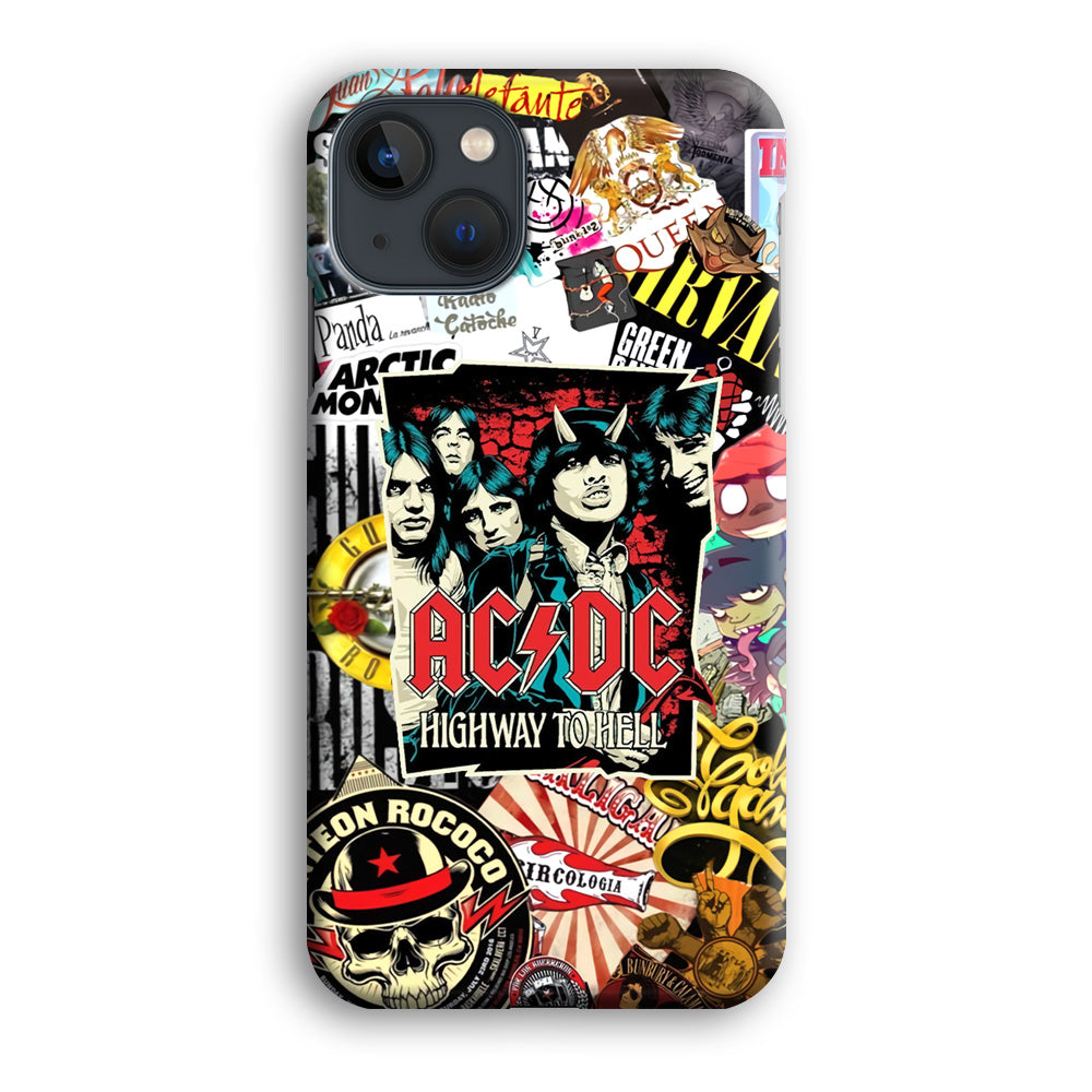 ACDC on Highway To Hell iPhone 13 Case