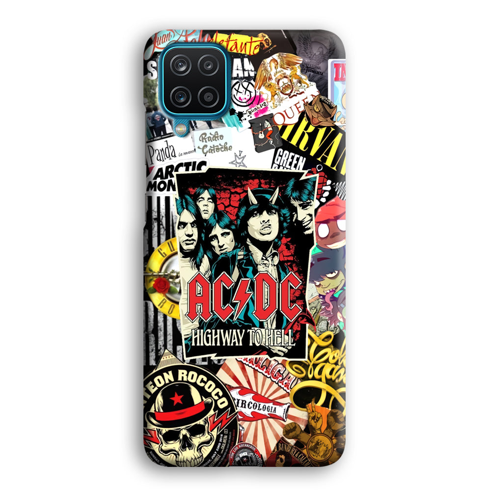 ACDC on Highway To Hell Samsung Galaxy A12 Case