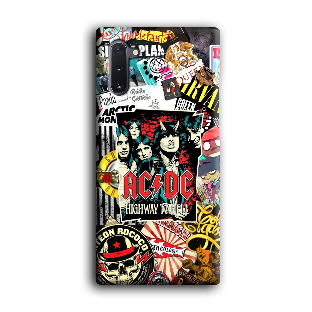 ACDC on Highway To Hell Samsung Galaxy Note 10 Case