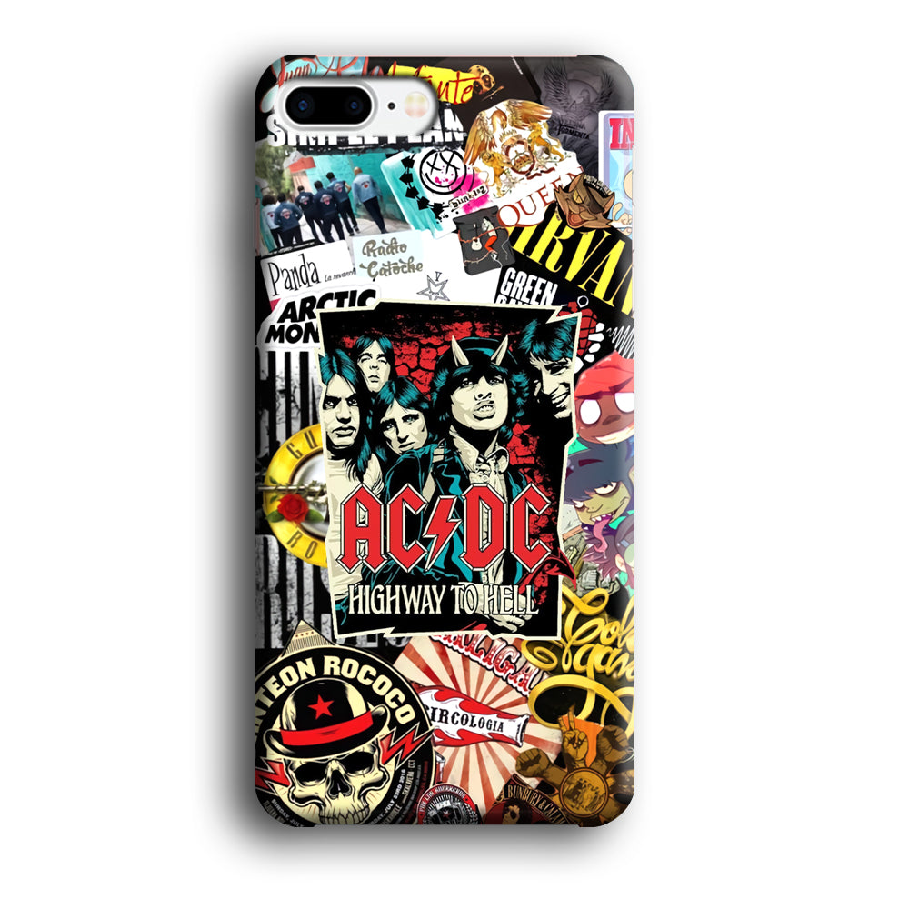 ACDC on Highway To Hell iPhone 8 Plus Case