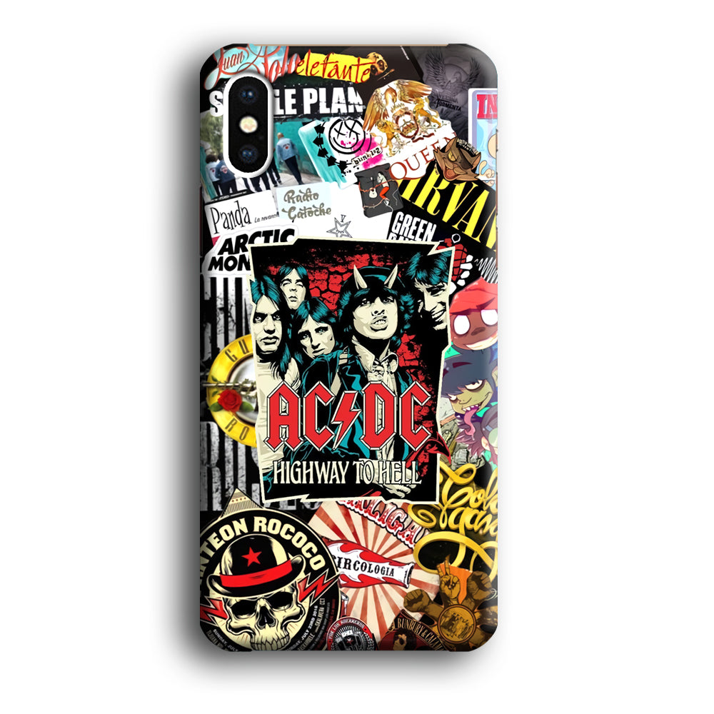 ACDC on Highway To Hell iPhone XS MAX Case