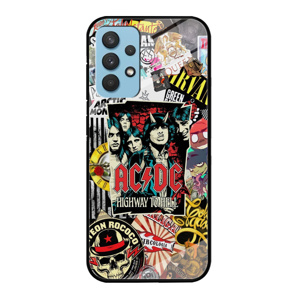 ACDC on Highway To Hell Samsung Galaxy A32 Case