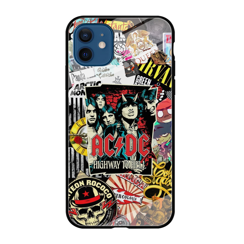 ACDC on Highway To Hell iPhone 12 Case