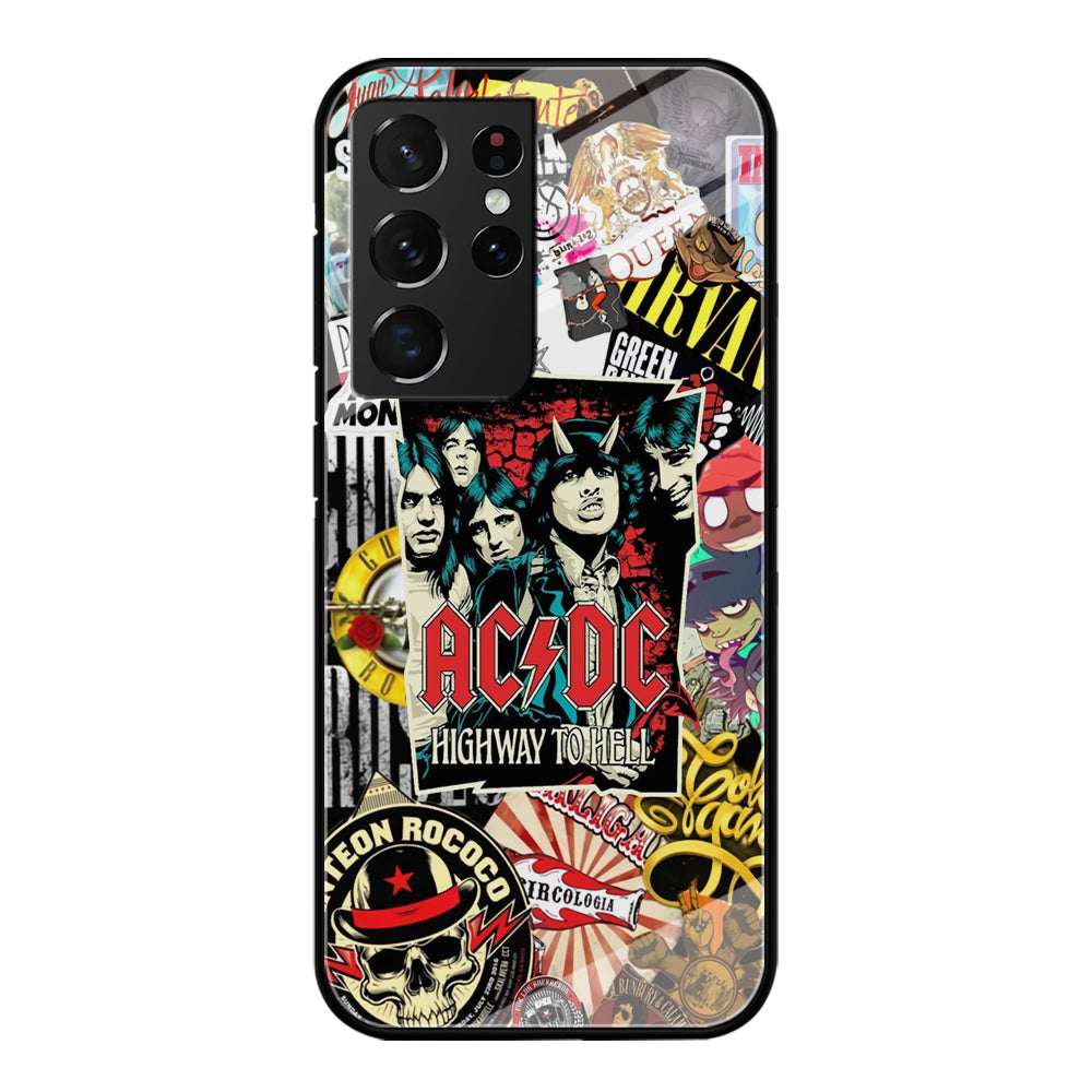 ACDC on Highway To Hell Samsung Galaxy S21 Ultra Case