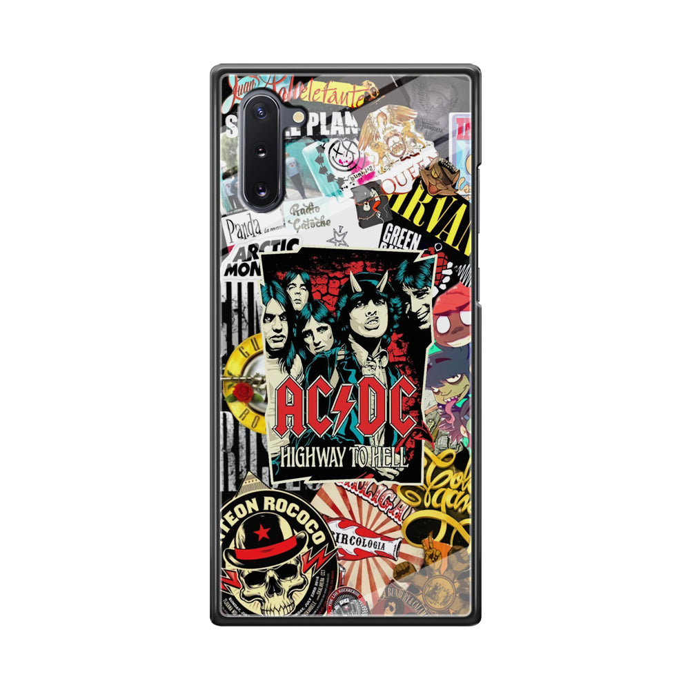 ACDC on Highway To Hell Samsung Galaxy Note 10 Case