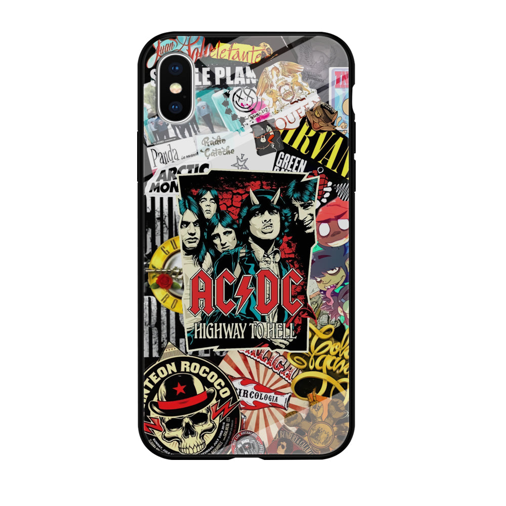 ACDC on Highway To Hell iPhone XS MAX Case
