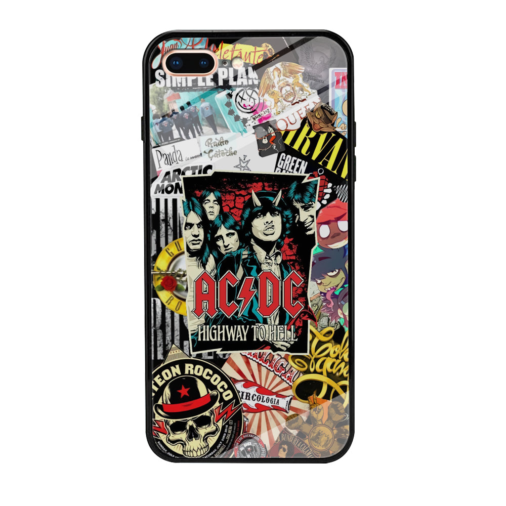 ACDC on Highway To Hell iPhone 8 Plus Case