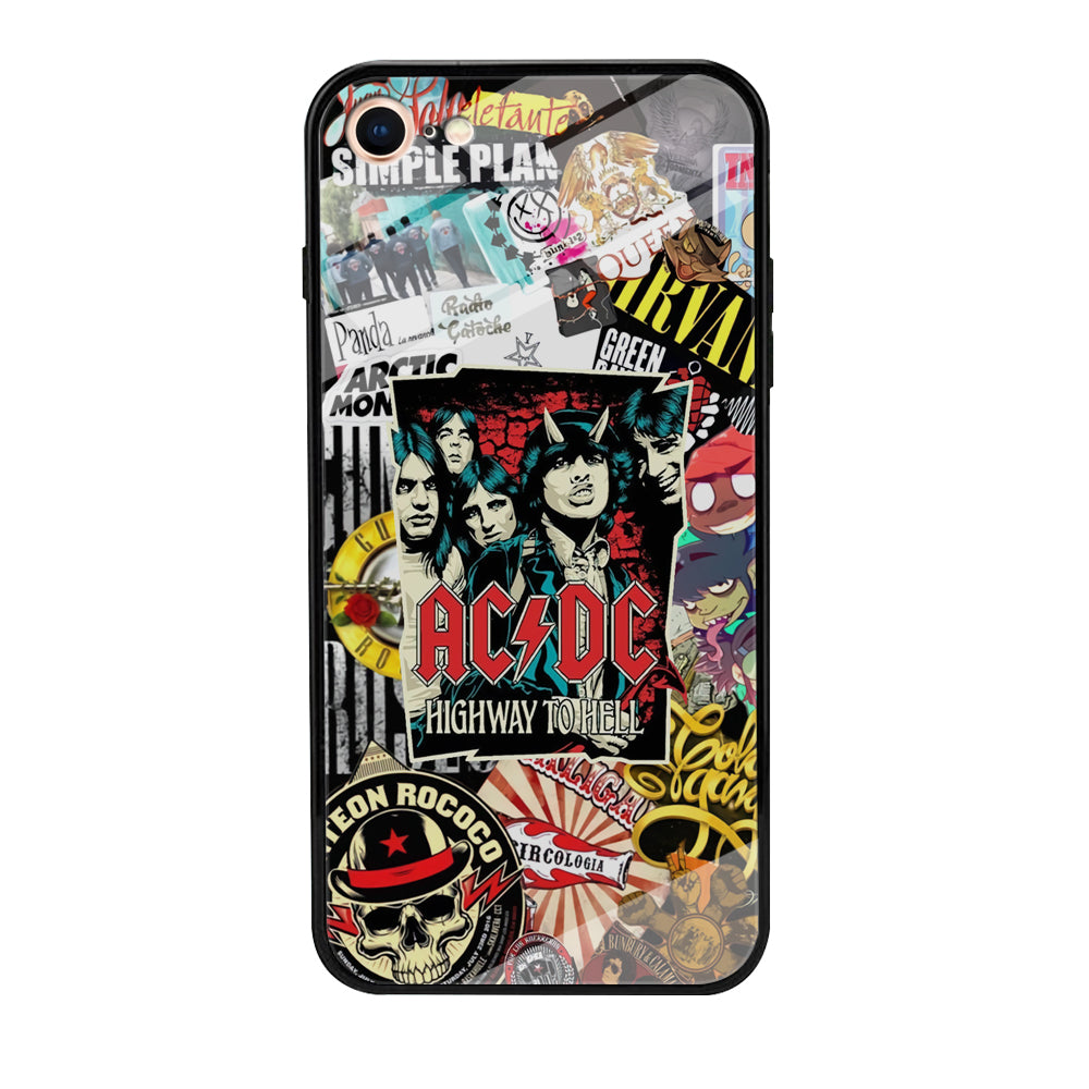 ACDC on Highway To Hell iPhone 8 Case