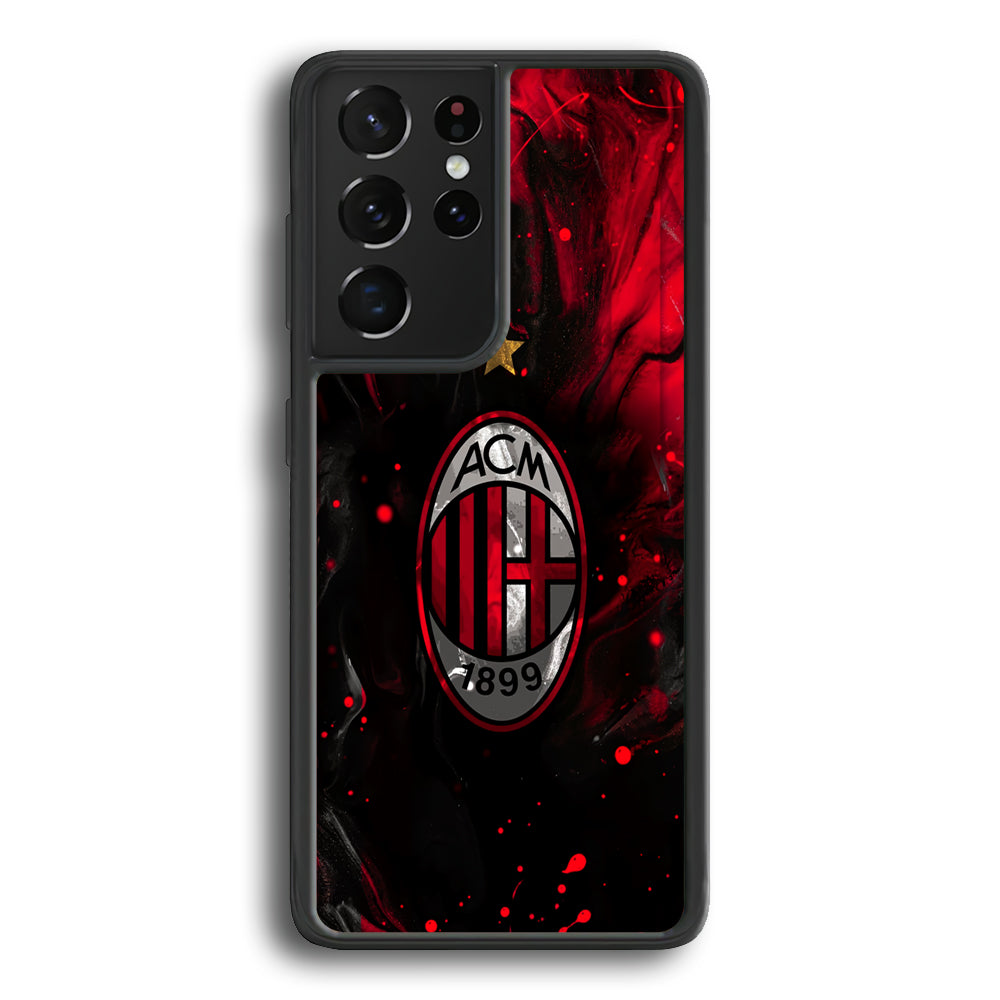 AC Milan Red from Nature Samsung Galaxy S21 Ultra Case