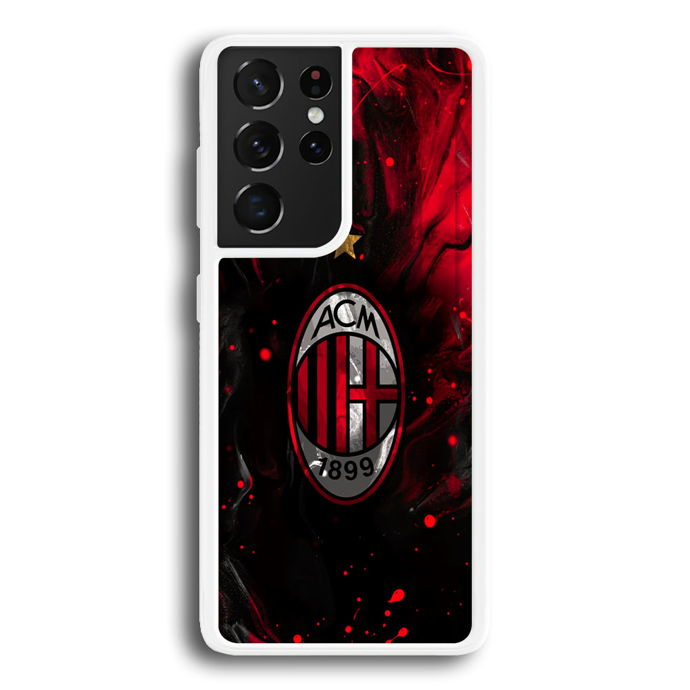 AC Milan Red from Nature Samsung Galaxy S21 Ultra Case