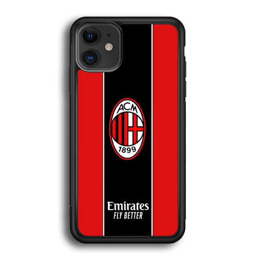 AC Milan Stripe of Jersey iPhone 12 Case