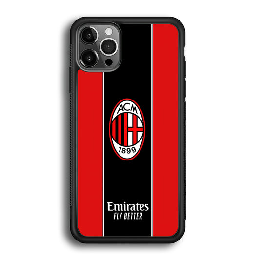 AC Milan Stripe of Jersey iPhone 12 Pro Case