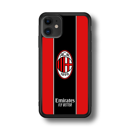 AC Milan Stripe of Jersey iPhone 11 Case