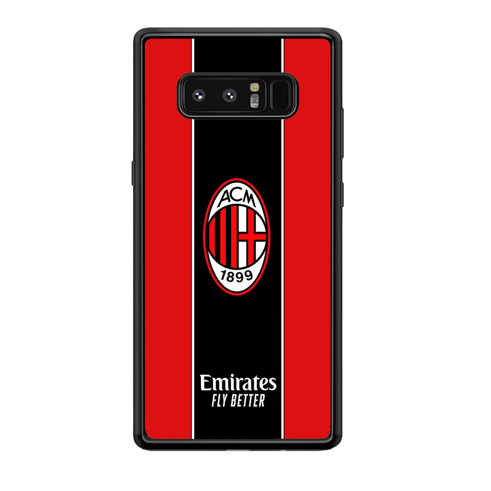 AC Milan Stripe of Jersey Samsung Galaxy Note 8 Case