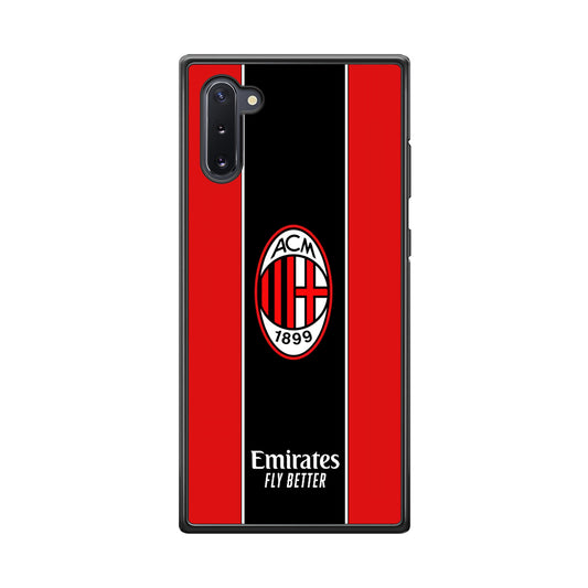 AC Milan Stripe of Jersey Samsung Galaxy Note 10 Case