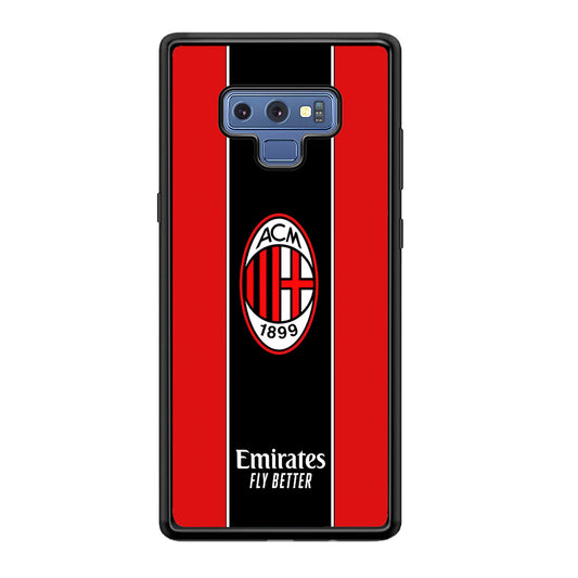 AC Milan Stripe of Jersey Samsung Galaxy Note 9 Case