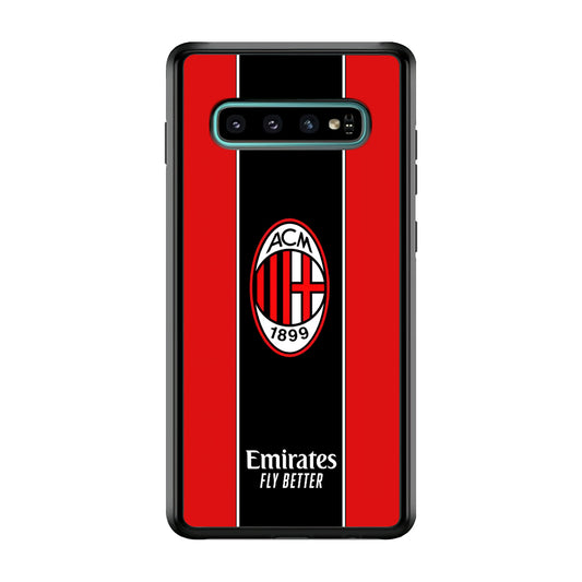 AC Milan Stripe of Jersey Samsung Galaxy S10 Case