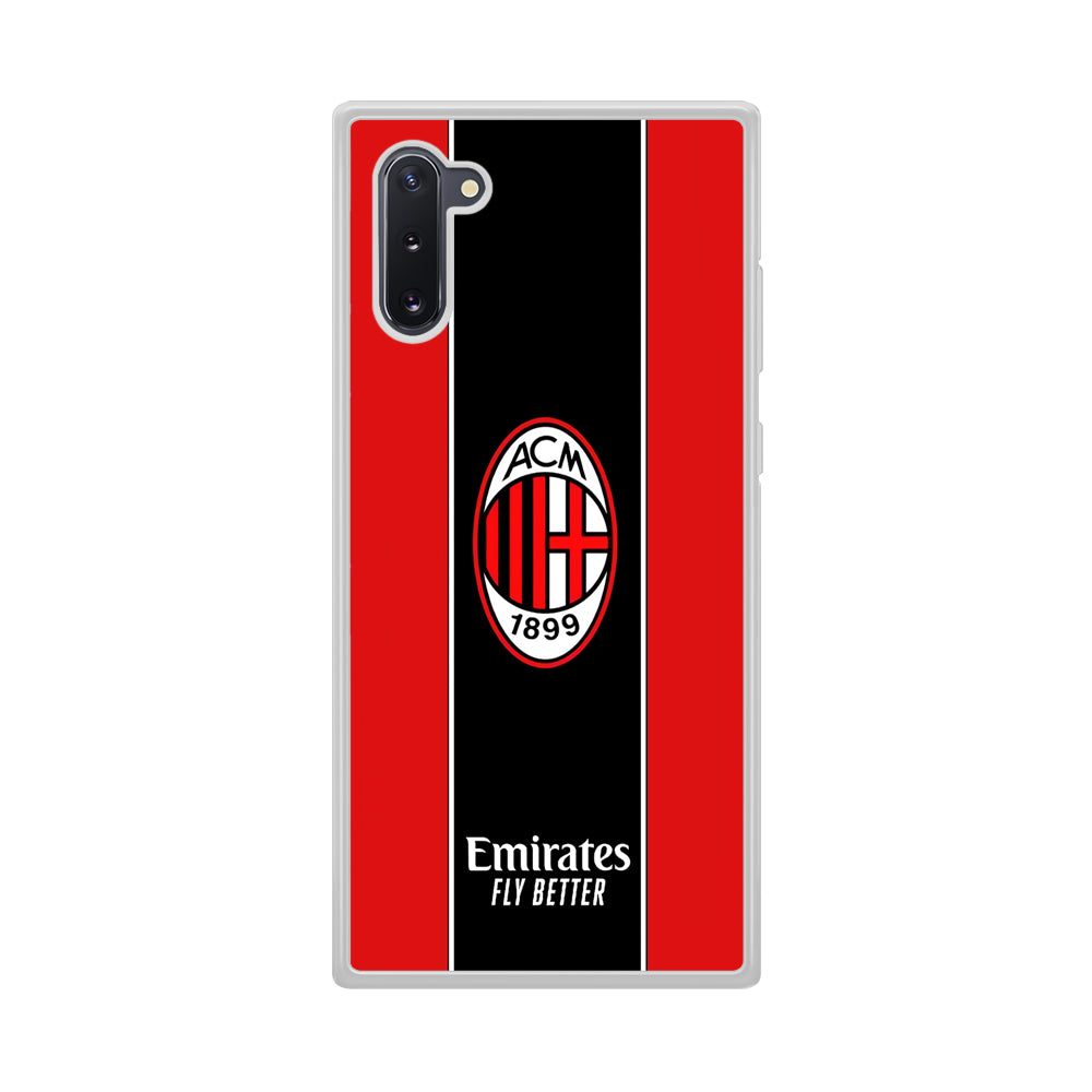 AC Milan Stripe of Jersey Samsung Galaxy Note 10 Case