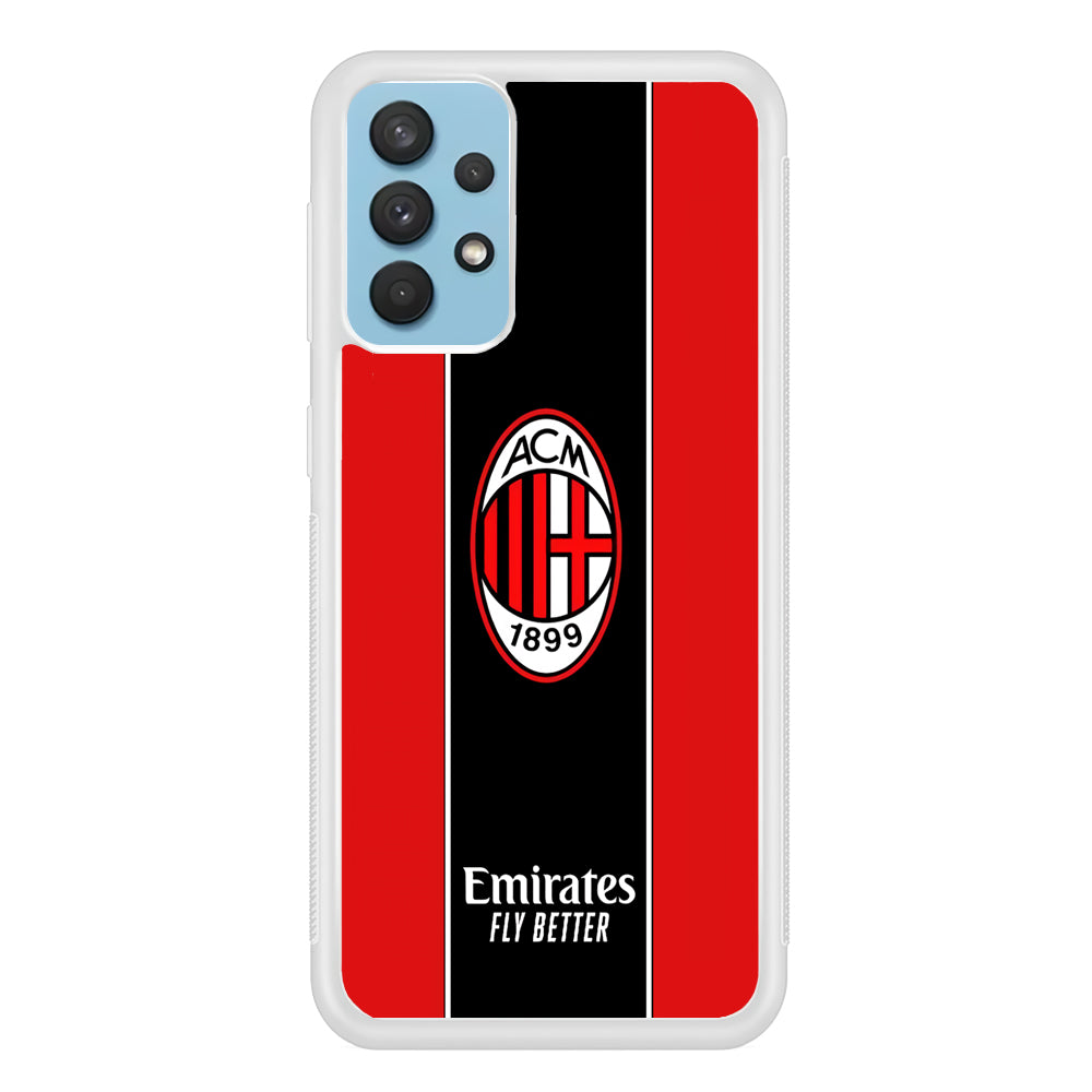 AC Milan Stripe of Jersey Samsung Galaxy A32 Case