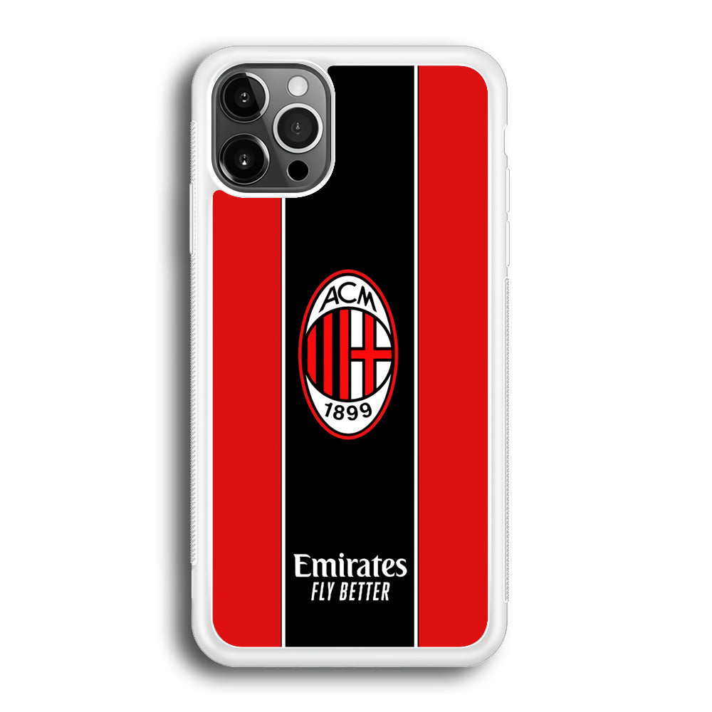 AC Milan Stripe of Jersey iPhone 12 Pro Max Case