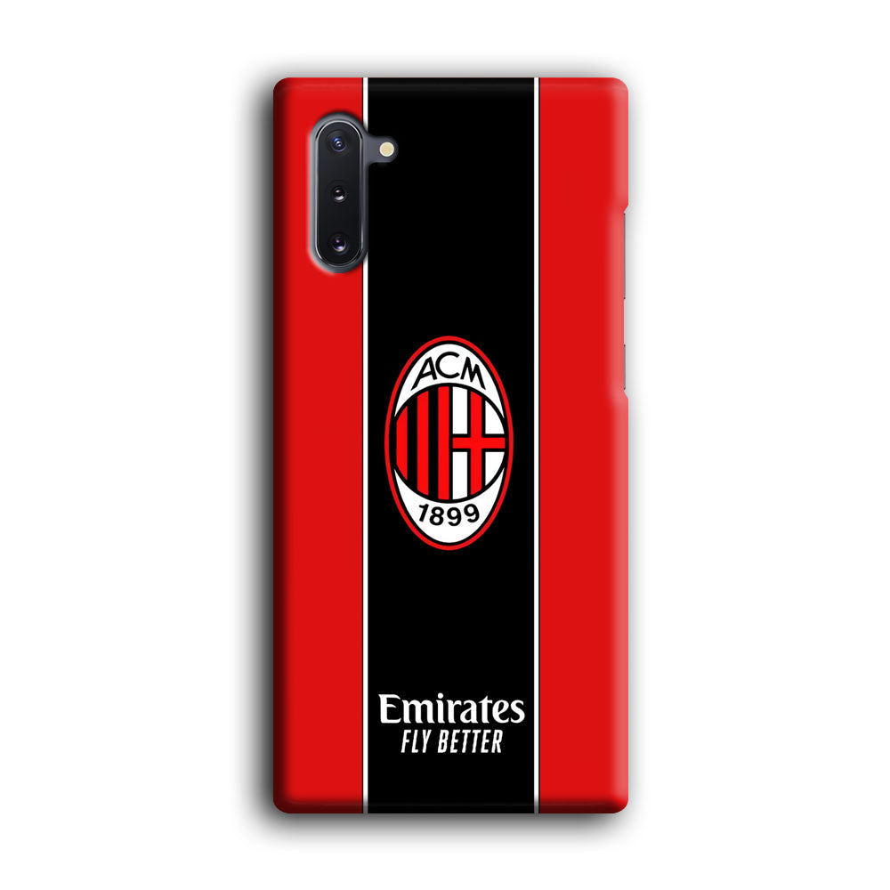 AC Milan Stripe of Jersey Samsung Galaxy Note 10 Case