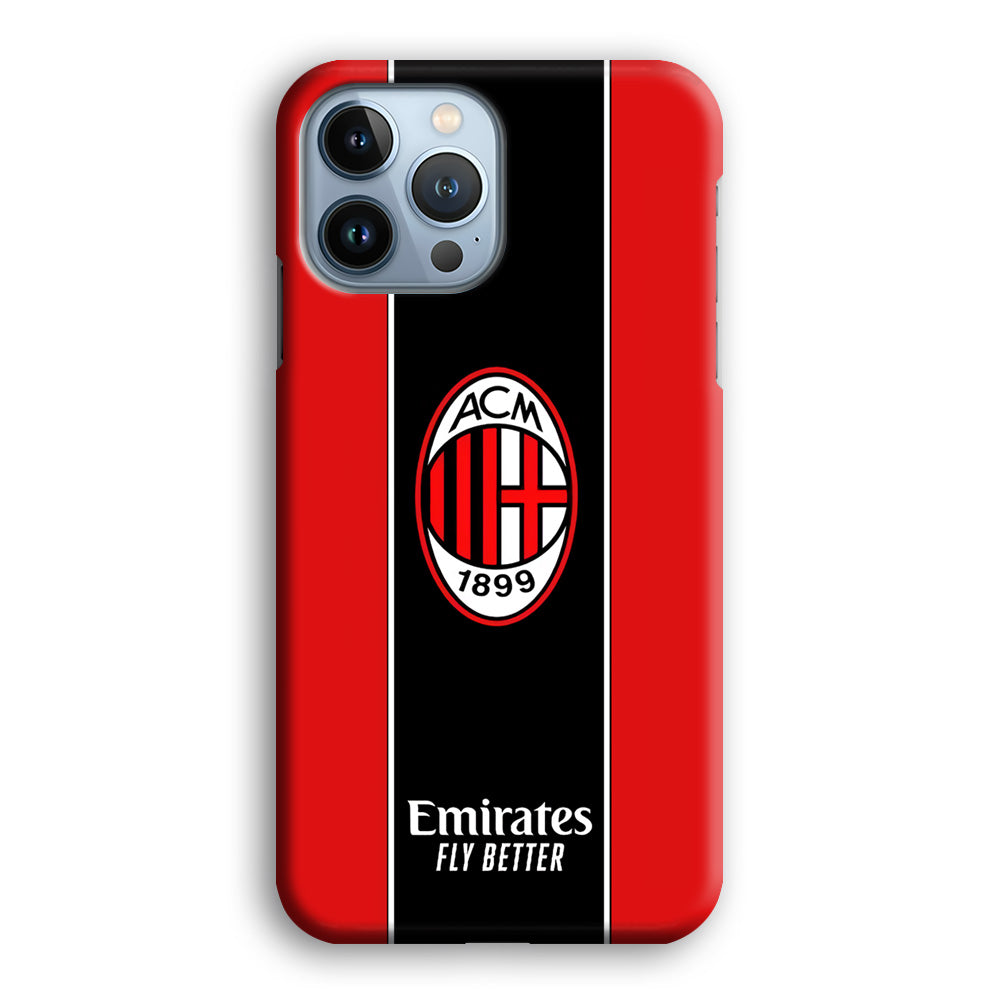 AC Milan Stripe of Jersey iPhone 13 Pro Max Case