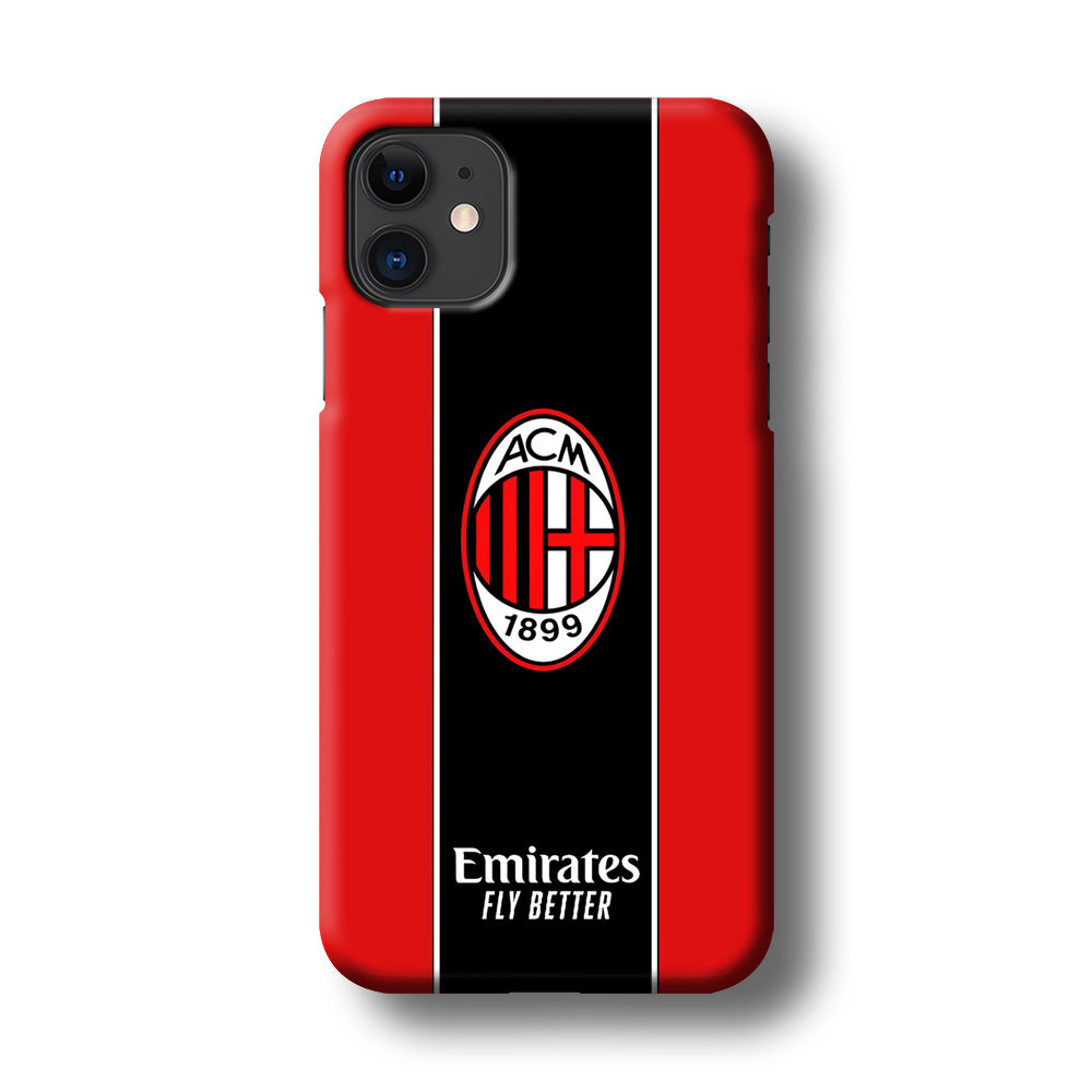 AC Milan Stripe of Jersey iPhone 11 Case