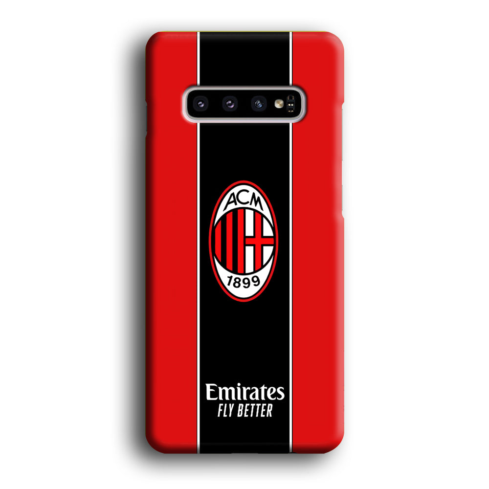 AC Milan Stripe of Jersey Samsung Galaxy S10 Case