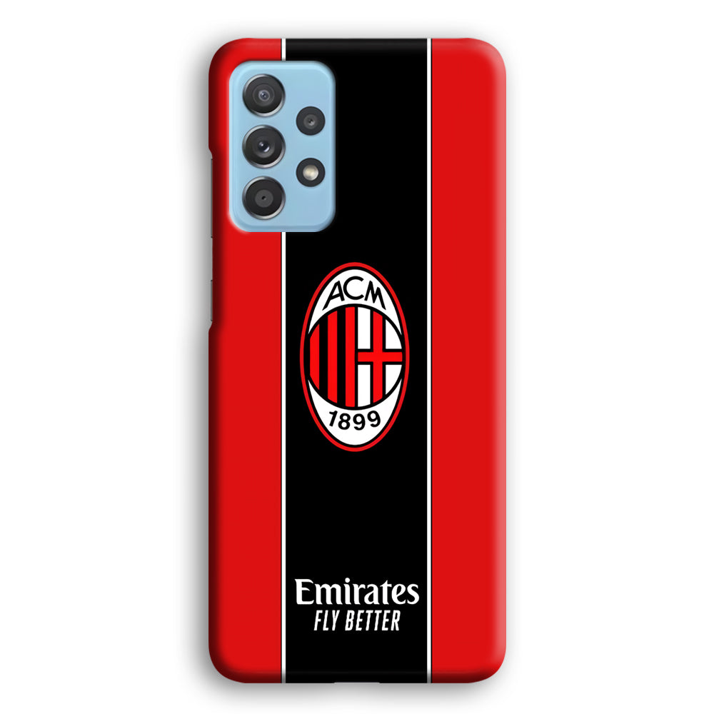 AC Milan Stripe of Jersey Samsung Galaxy A72 Case
